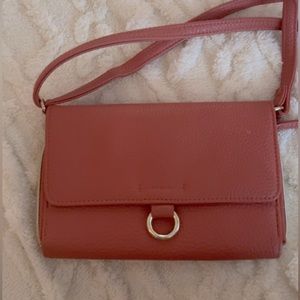 Cross body purse with multiple compartments